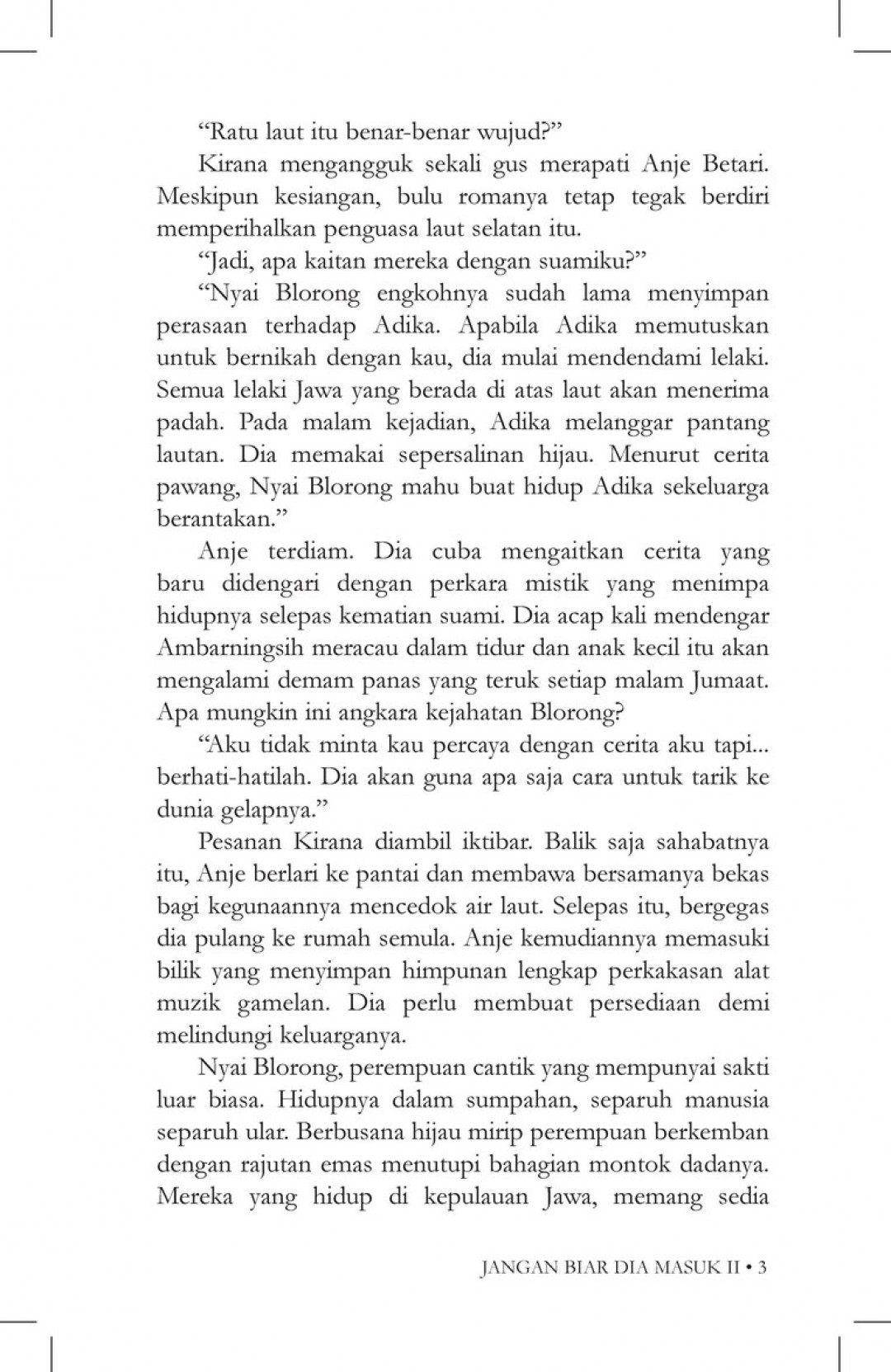 Jangan Biar Dia Masuk II - A.Darwisy