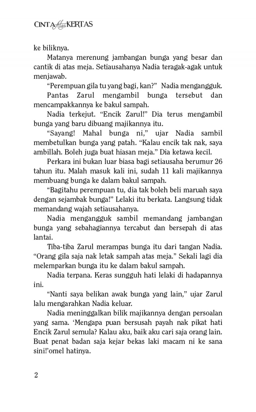 Cinta Atas Kertas - Sharifah Abu Salem