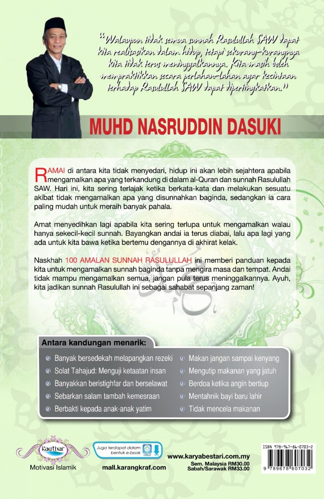 100 Amalan Sunnah Rasulullah - Muhd Nasruddin Dasuki