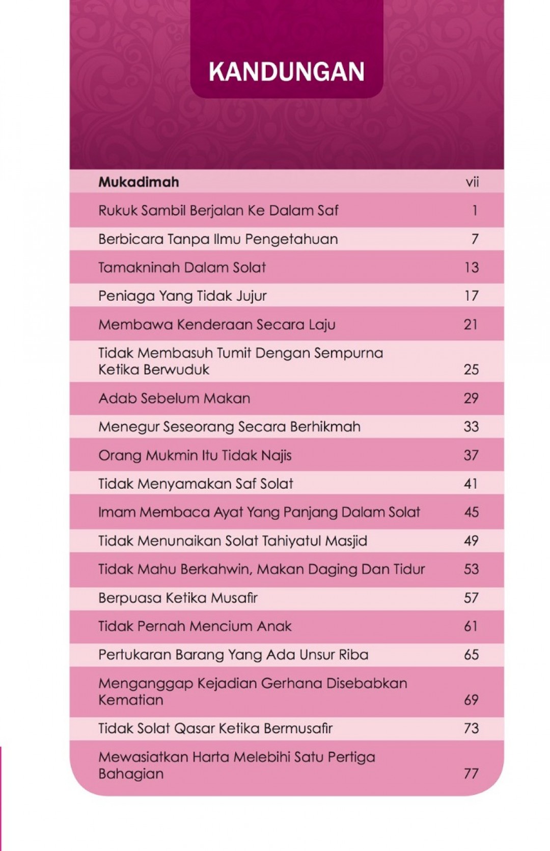 40 Kisah Teguran Rasulullah Buat Umat - Mustafar Mohd Suki