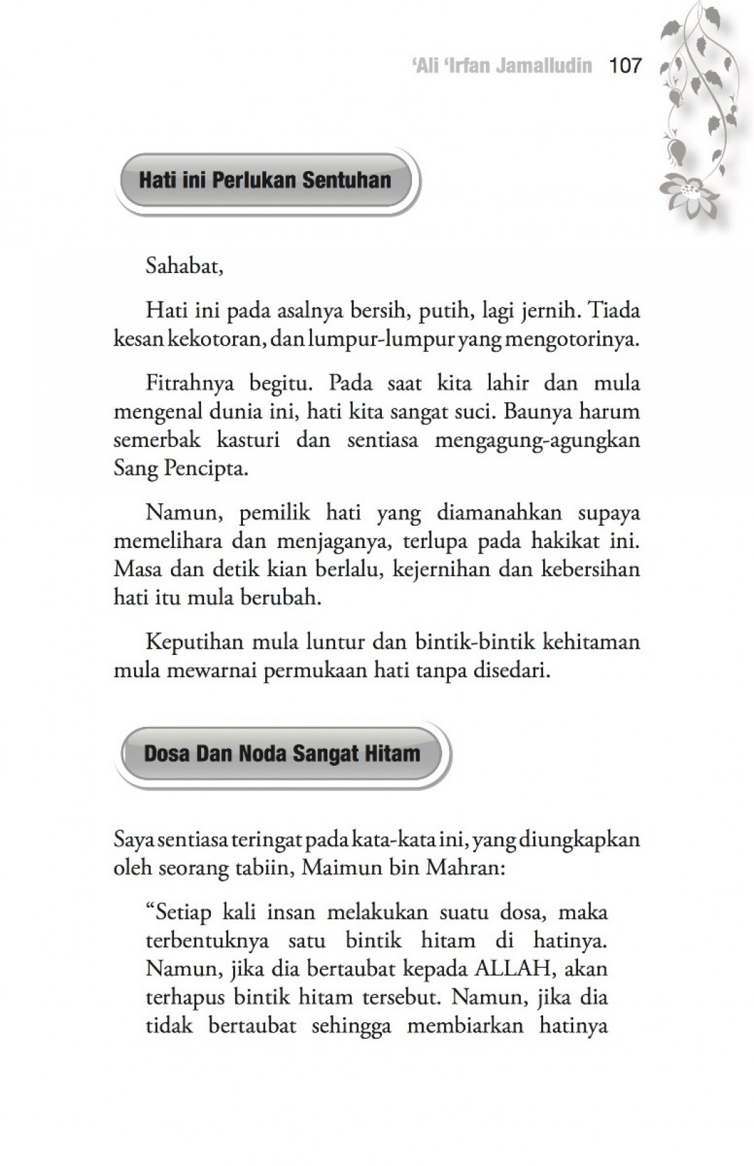 Monolog Dari Hati : 66 Nota Penenang Jiwa - 'Ali 'Irfan Jamaludd