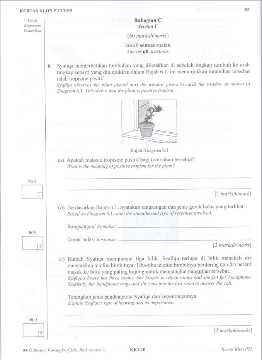 Koleksi Kertas KLON PT3 Sains (Dwibahasa) 2020