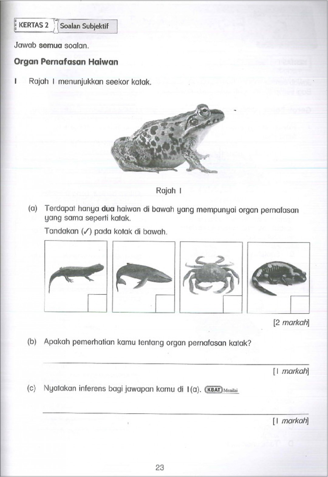 Praktis Topikal UPSR (2019) Sains Tahun 4