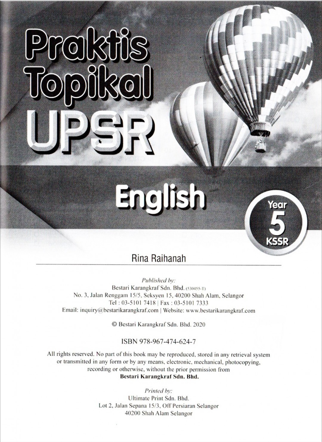 Praktis Topikal UPSR English Year 5 (2020)