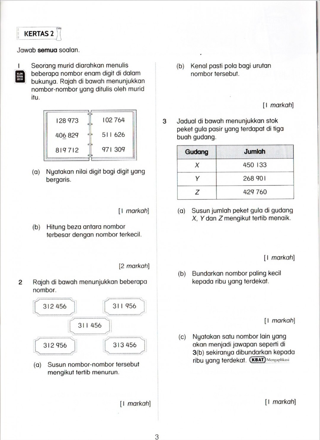 Praktis Topikal UPSR Matematik Tahun 5 (2020)