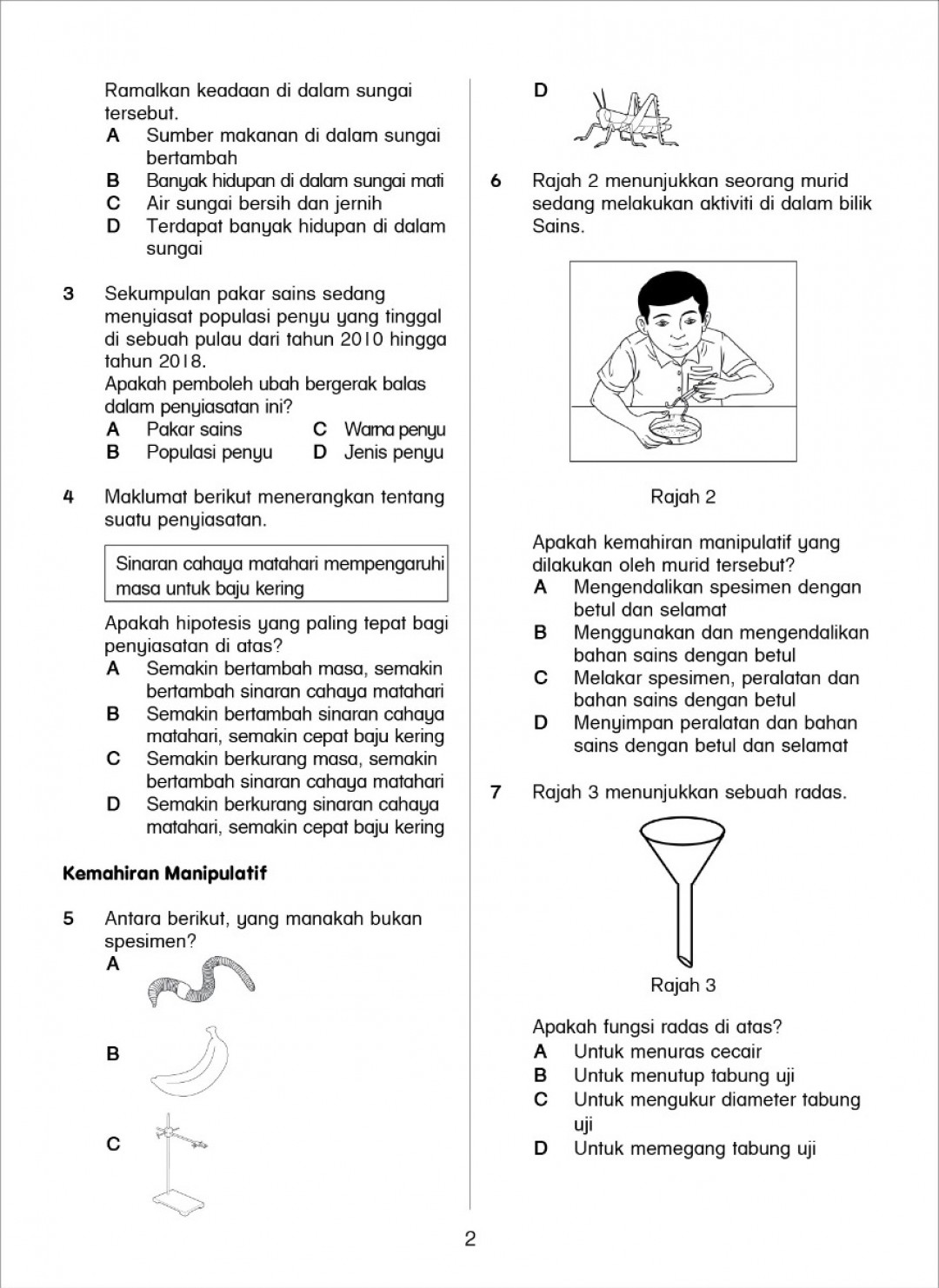 Praktis Topikal UPSR Sains Tahun 5 (2020)