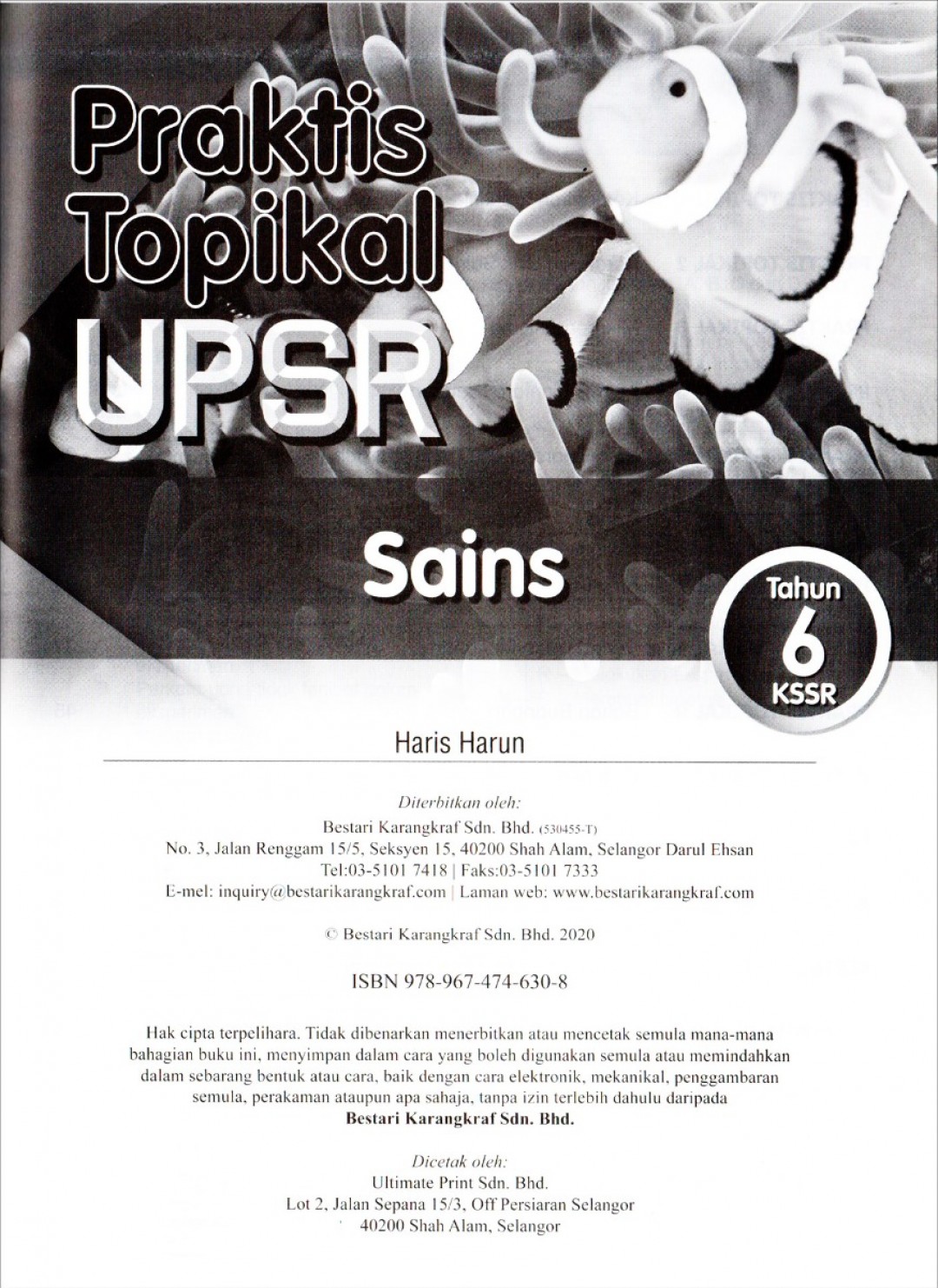 Praktis Topikal UPSR Sains Tahun 6 (2020)