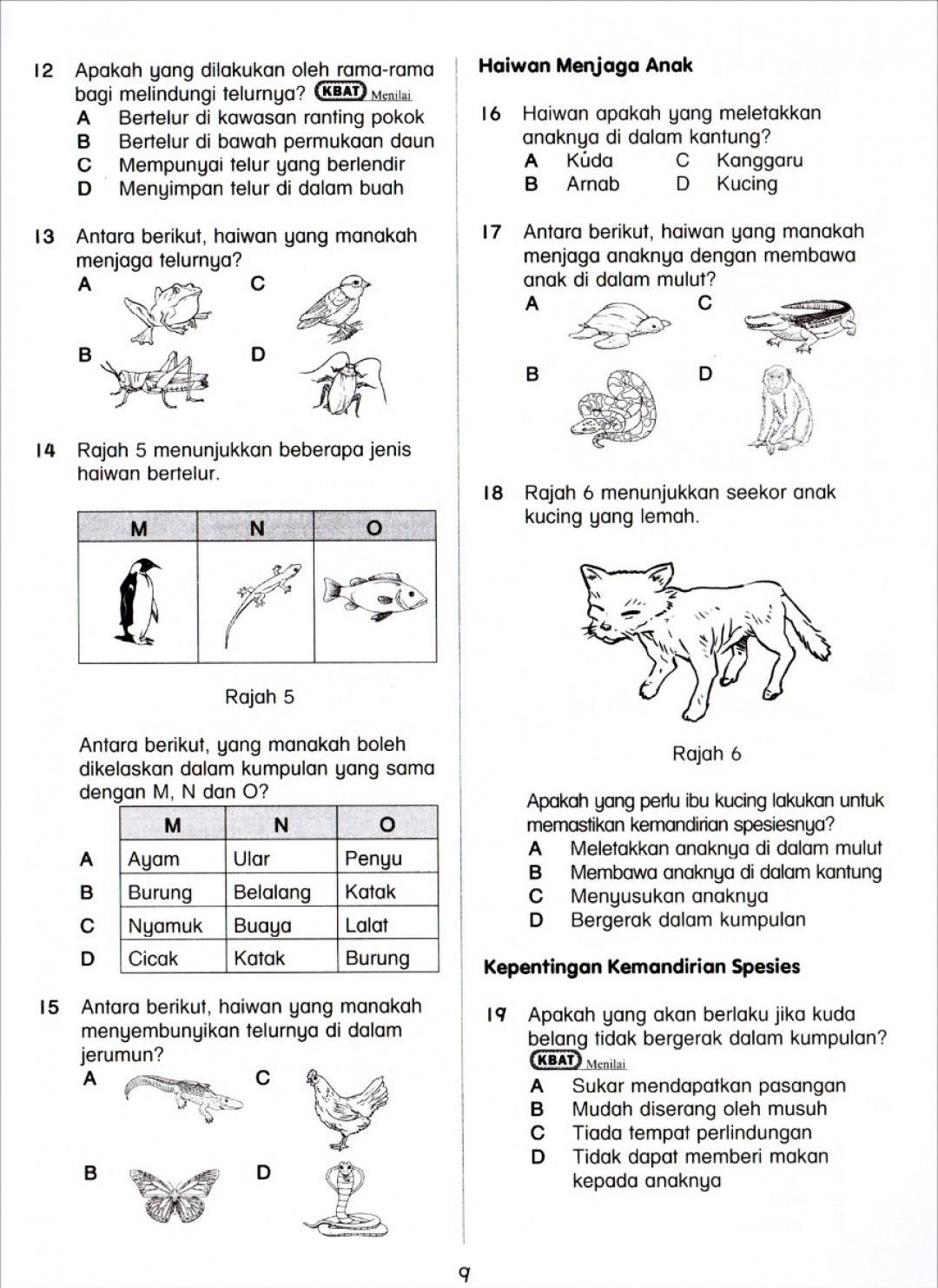 Praktis Topikal UPSR (2019) Sains Tahun 5