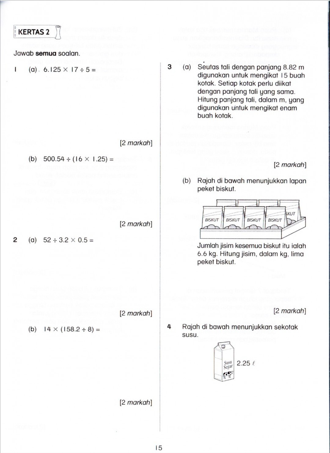 Praktis Topikal UPSR (2019) Matematik Tahun 6