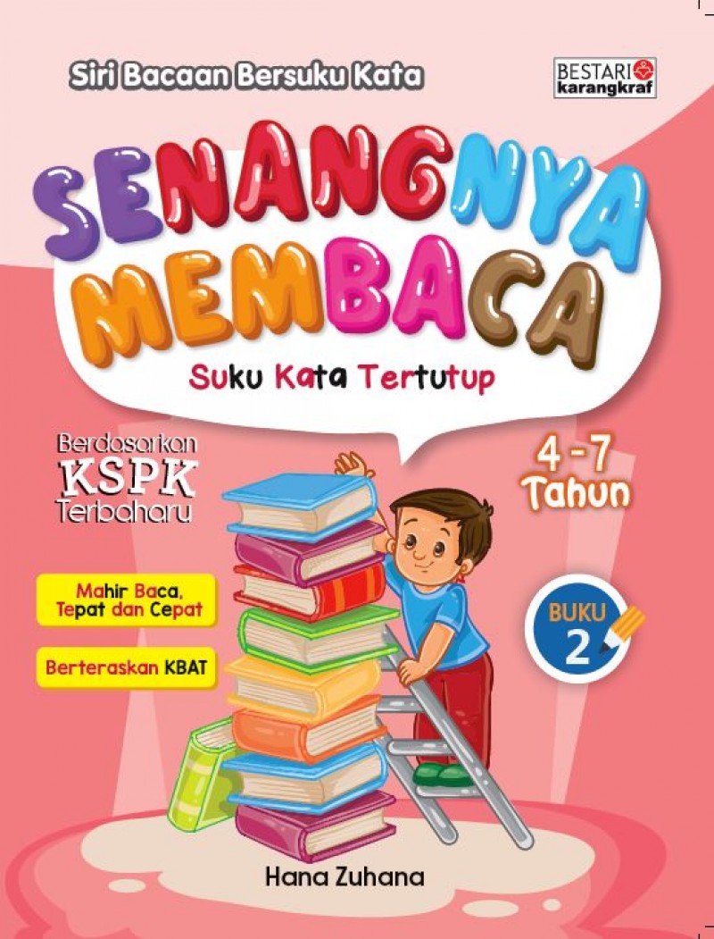 Senangnya Membaca Suku Kata Tertutup 4-7 Tahun Buku 2