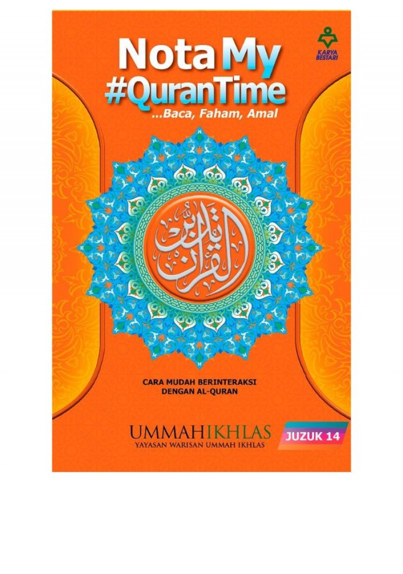 Nota My#QuranTime Juzuk 14