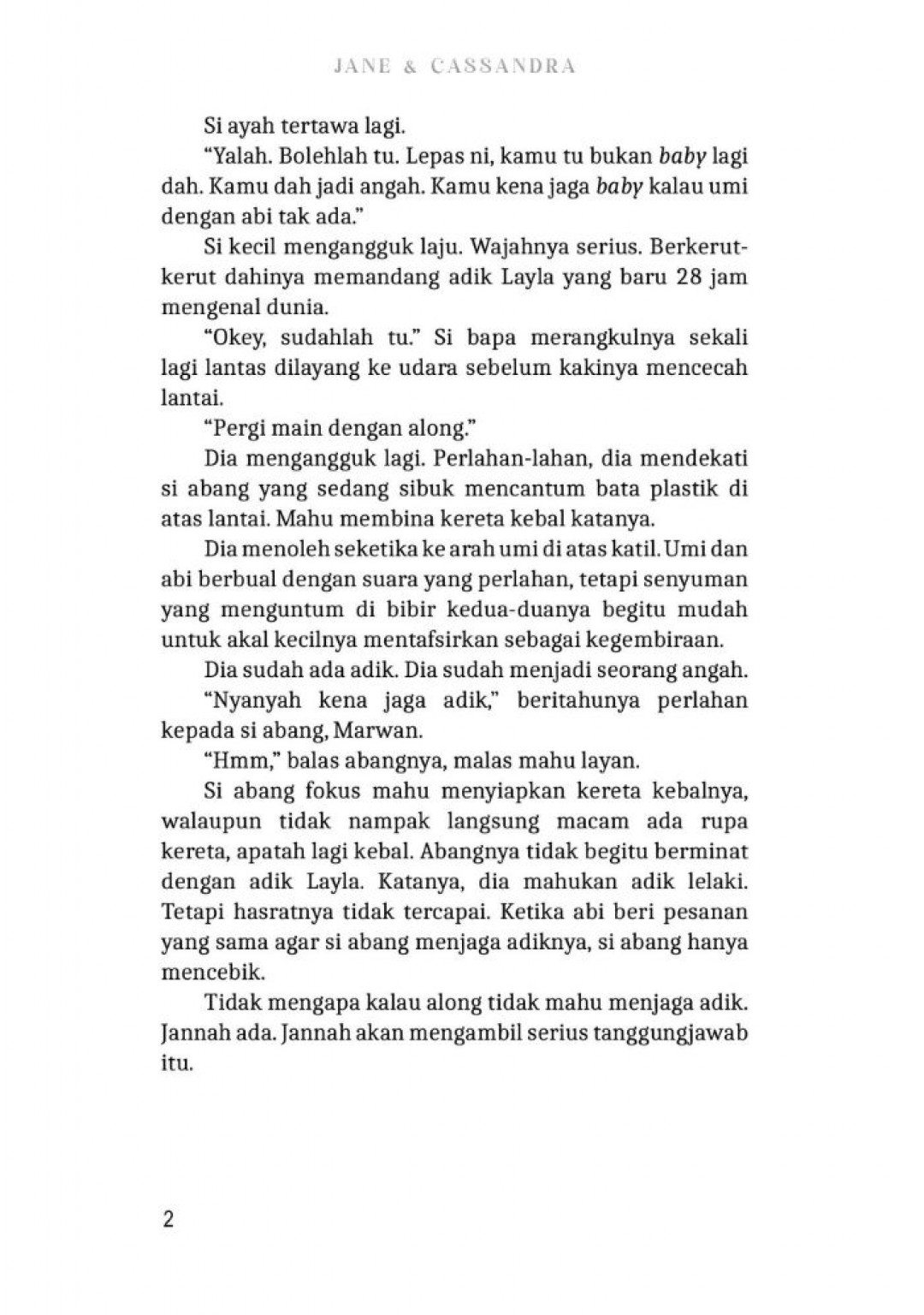 Jane & Cassandra - Nurul Syahida