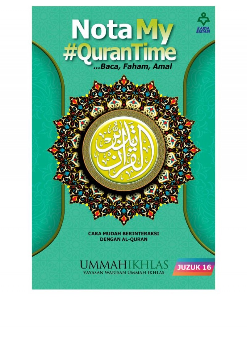 Nota My#QuranTime Juzuk 16