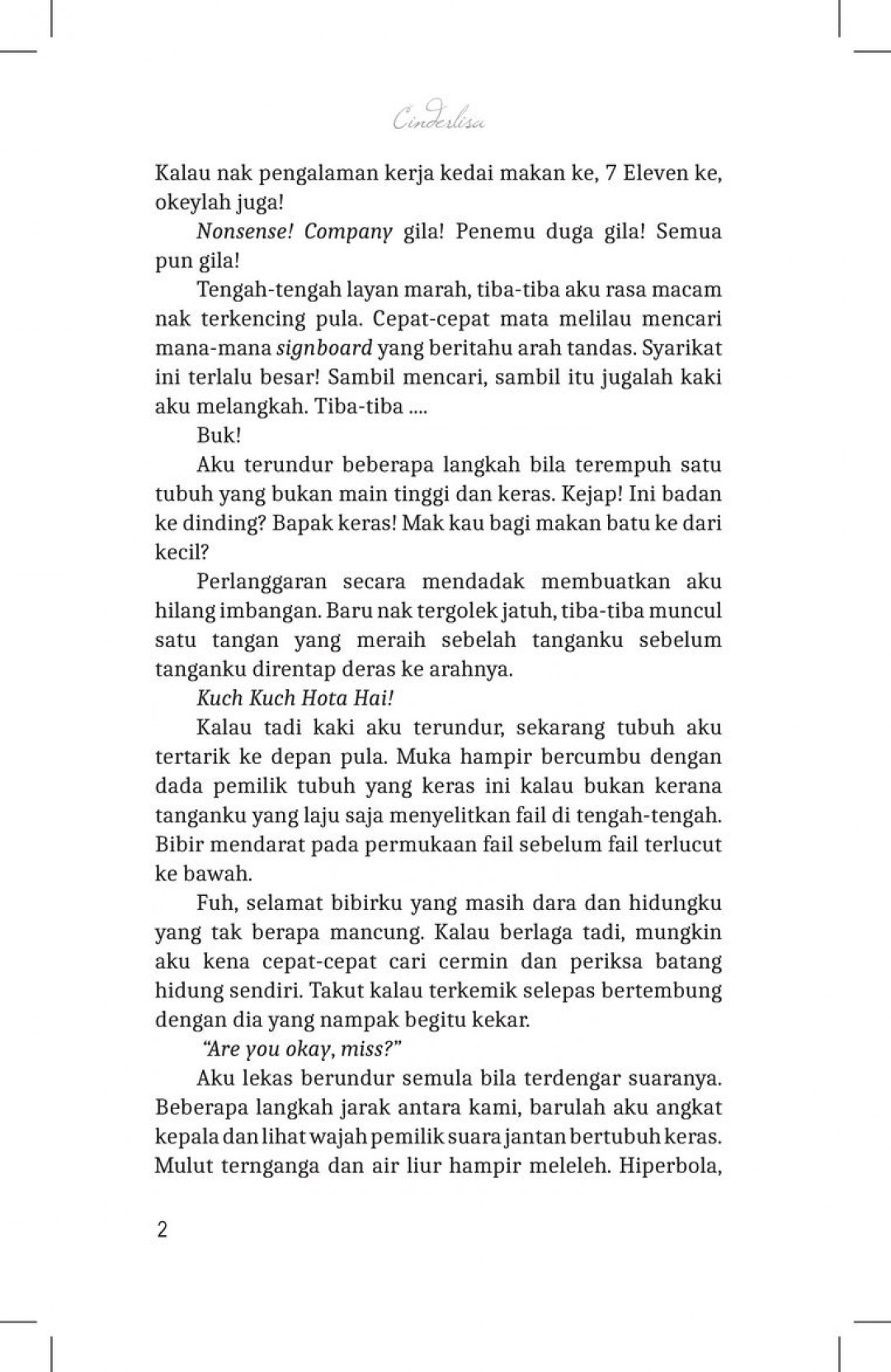 Novel Cinderlisa - Iris Erika