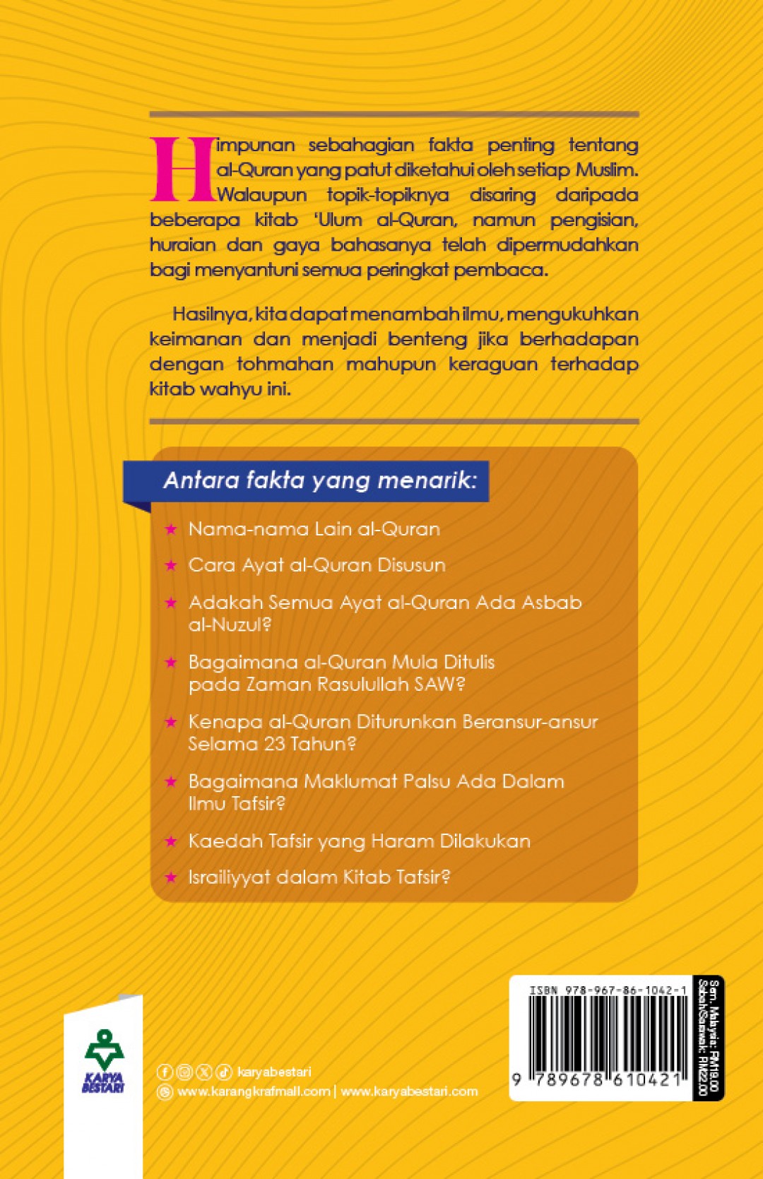 44 Fakta Penting Tentang Al-Quran - Dr Abdul Razak Muthalib