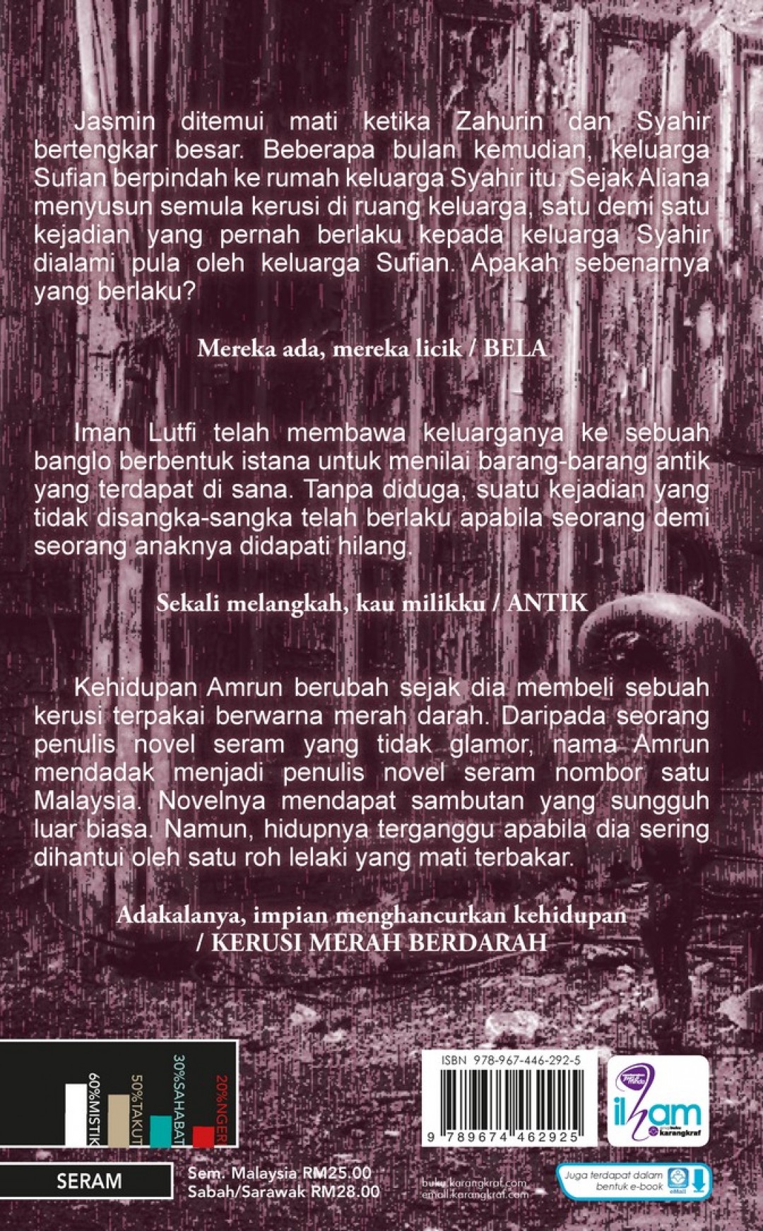 Projek Seram - Kerusi