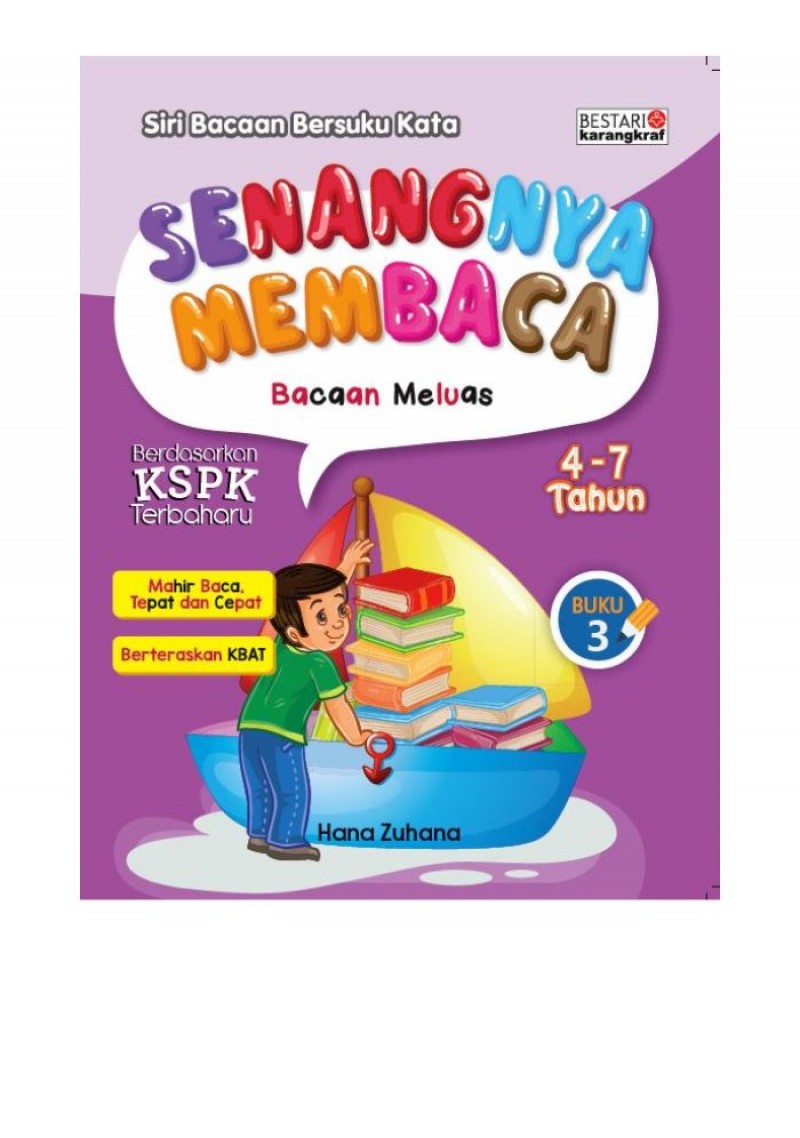 Senangnya Membaca Bacaan Meluas 4-7 Tahun Buku 3