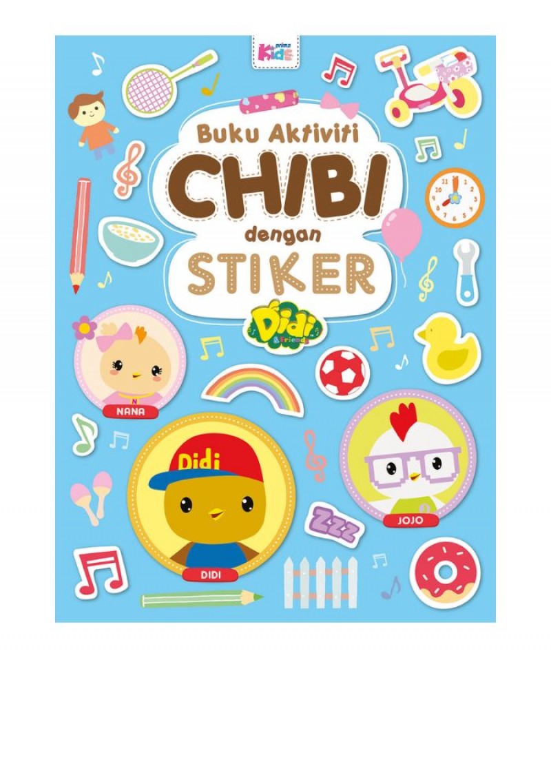 BUKU AKTIVITI CHIBI DENGAN STIKER