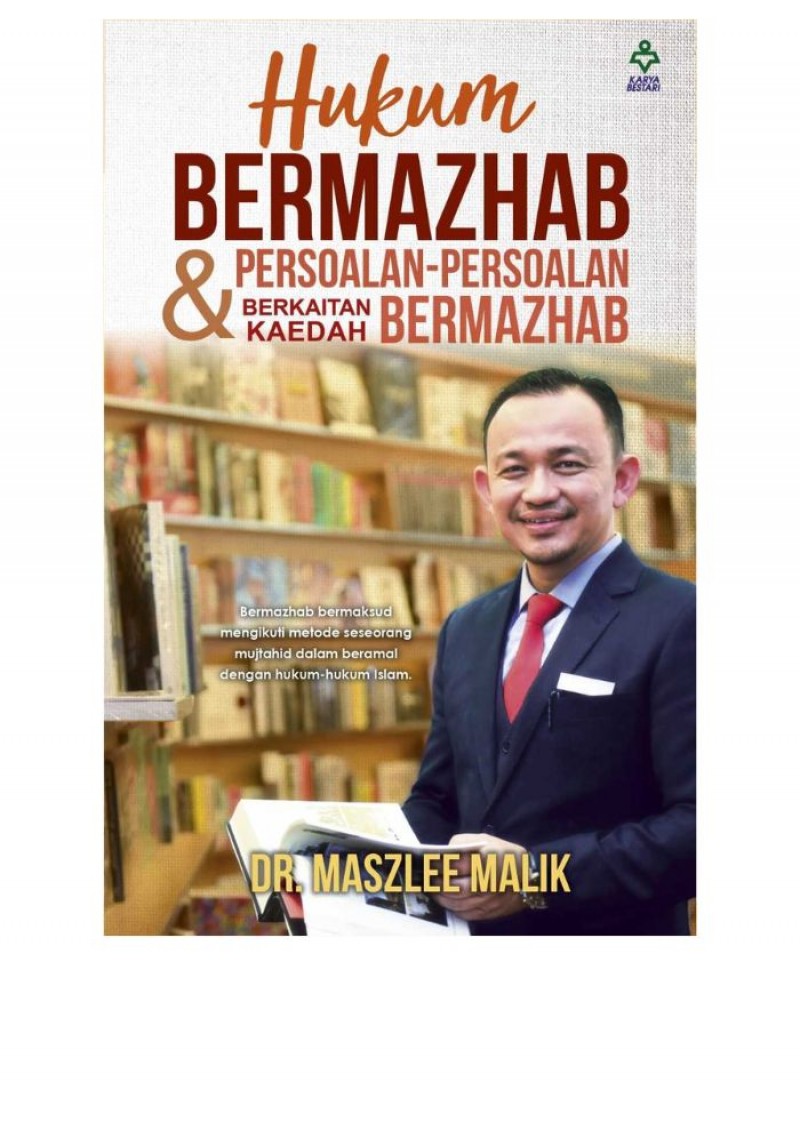 Hukum Bermazhab dan Persoalan-Persoalan Berkaitan Kaedah Bermazh