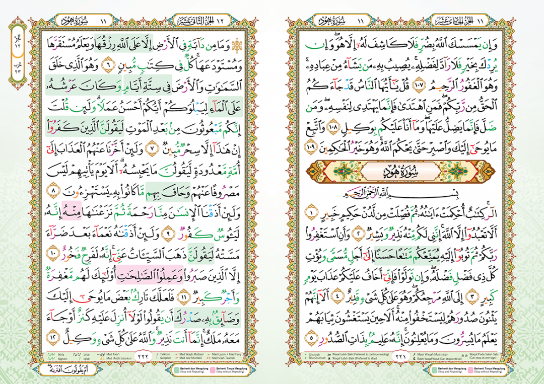 Al-Quran Al-Karim Mushaf Waqaf & Ibtida Perjuzuk B5