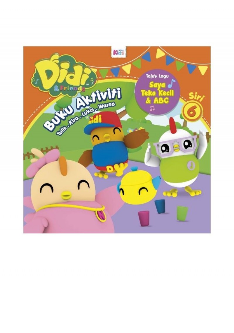 Buku Aktiviti Didi & Friends: Saya Teko Kecil & ABC ï¿½ Siri 6