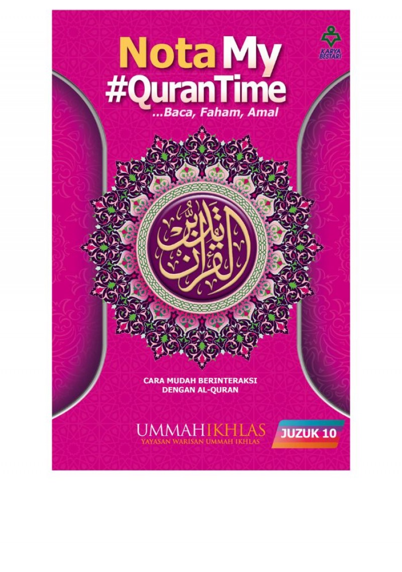 Nota My #QURANTIME Juzuk 10