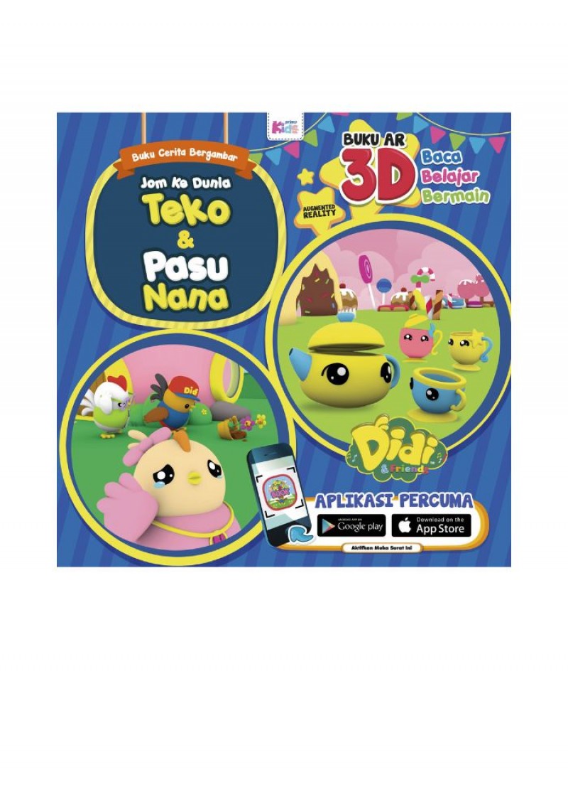 Buku Cerita Bergambar Didi & Friends: Jom Ke Dunia Teko & Pasu N