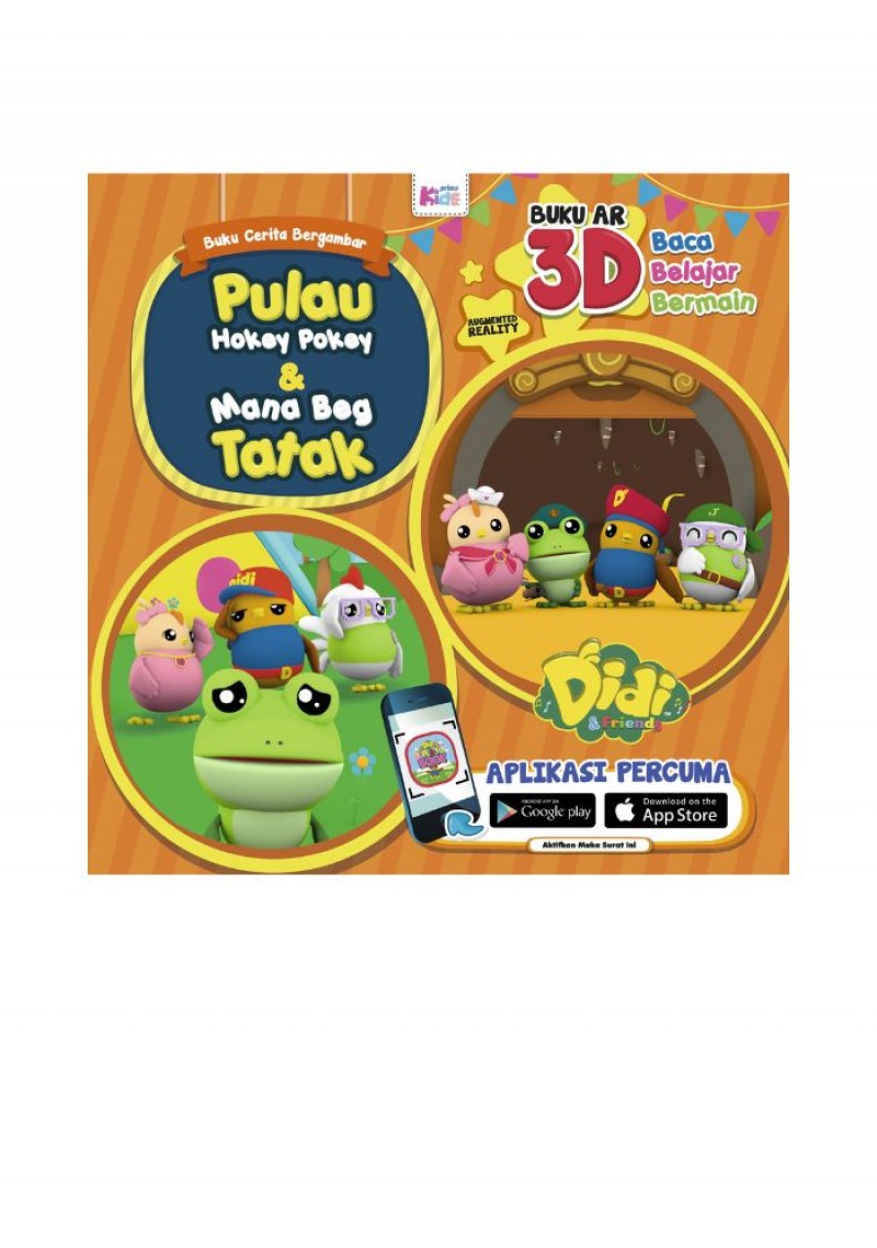 Buku Cerita Bergambar Didi & Friends: Pulau Hokey Pokey & Mana B