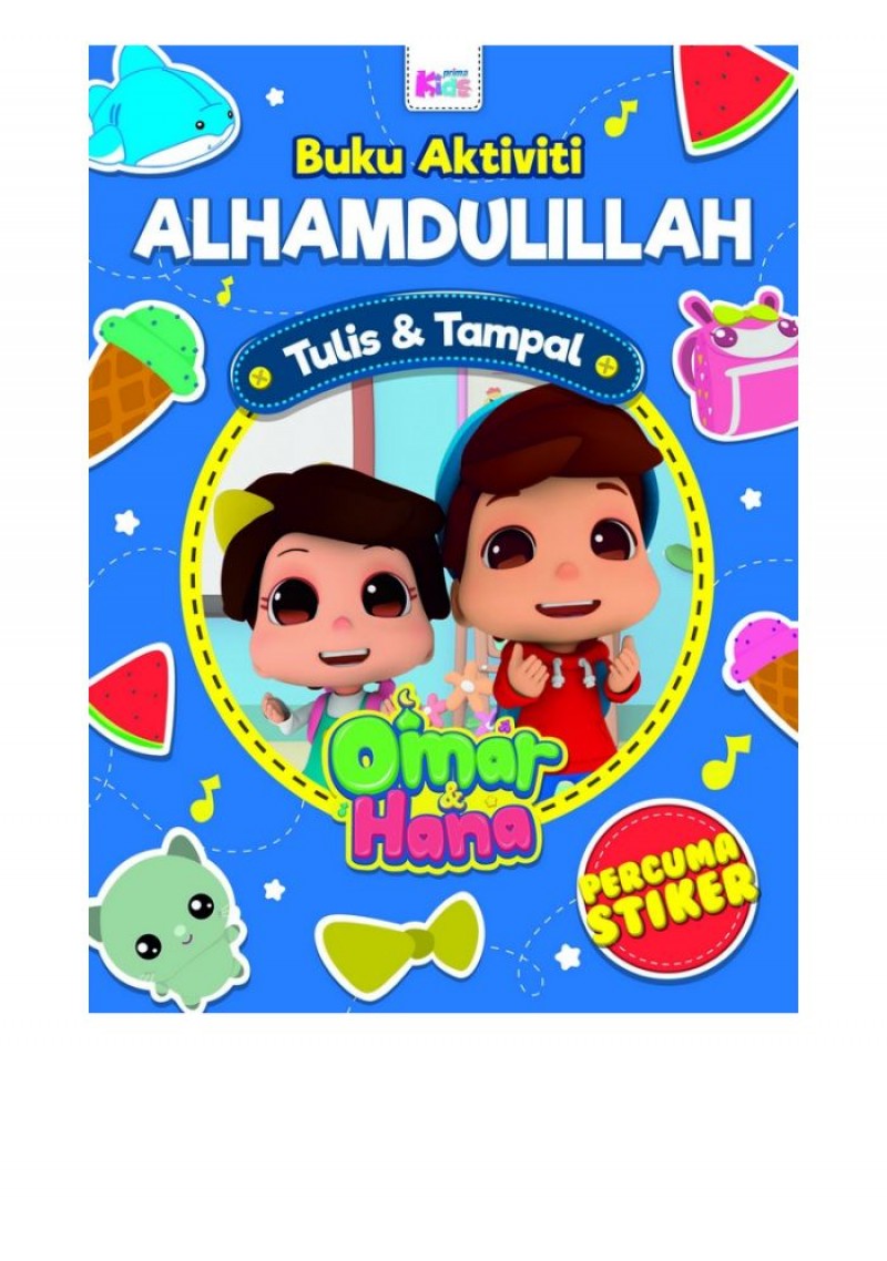 Buku Aktiviti Omar & Hana: Alhamdulillah (Percuma stiker)