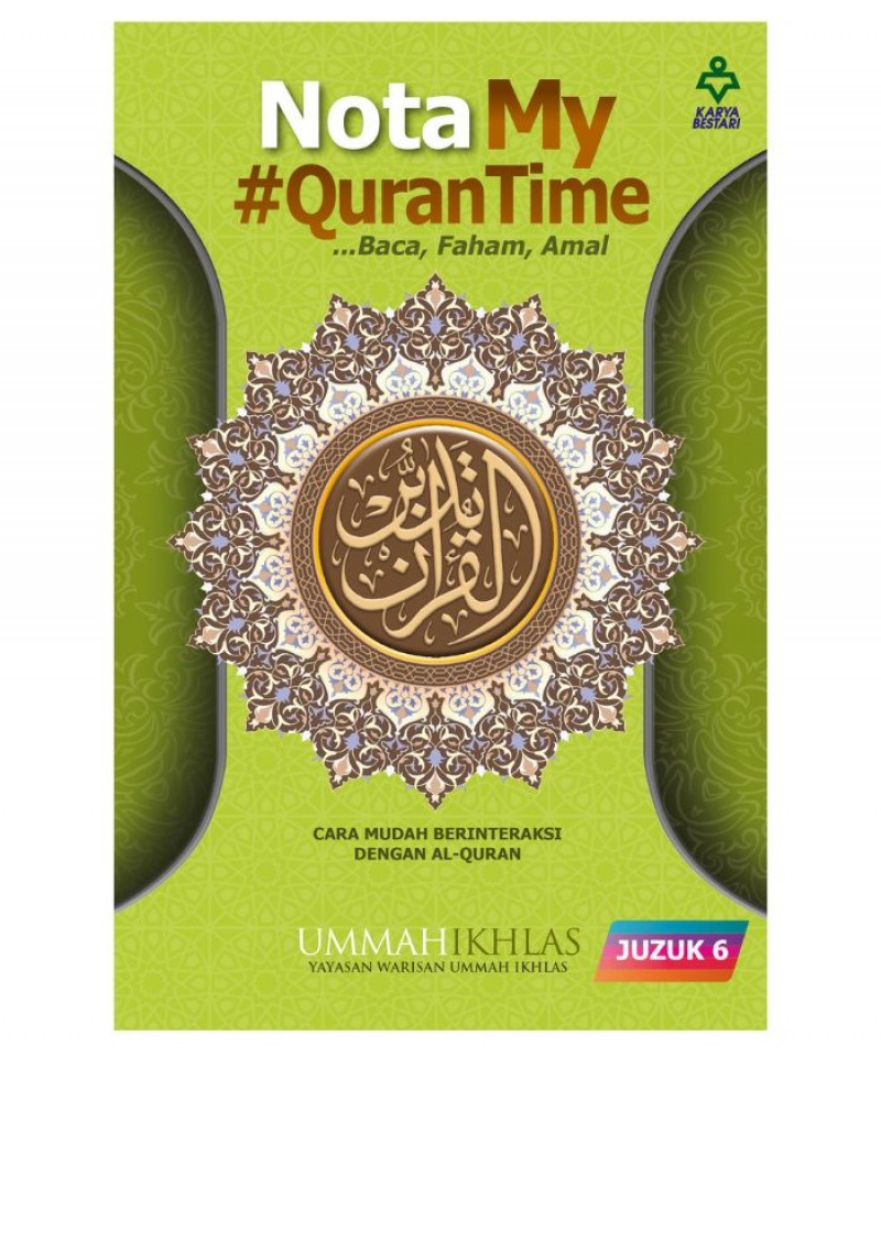 Nota My #QURANTIME Juzuk 6