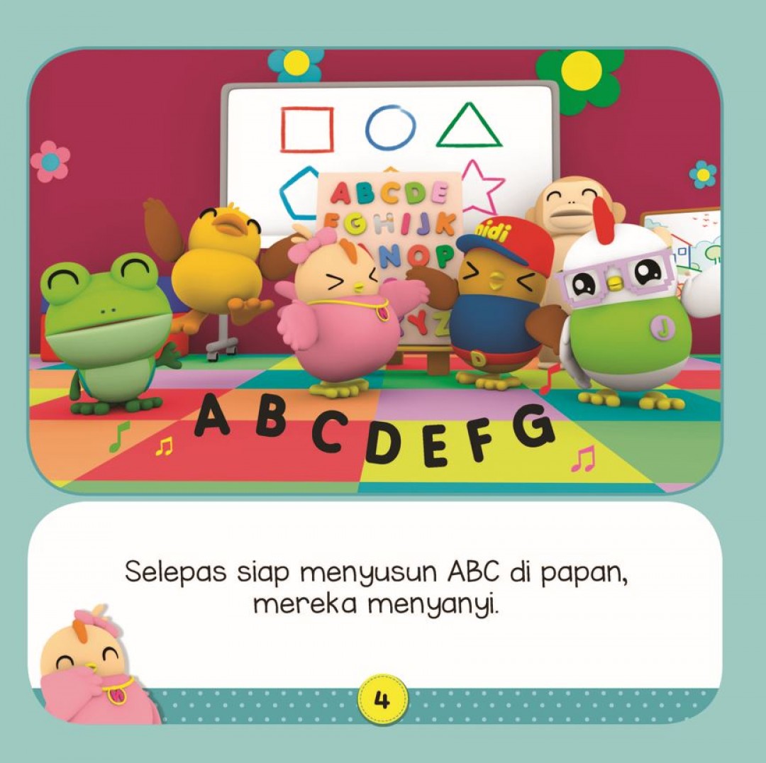 Buku Cerita Bergambar Didi & Friends: Susun ABC & Buku Baru Jojo