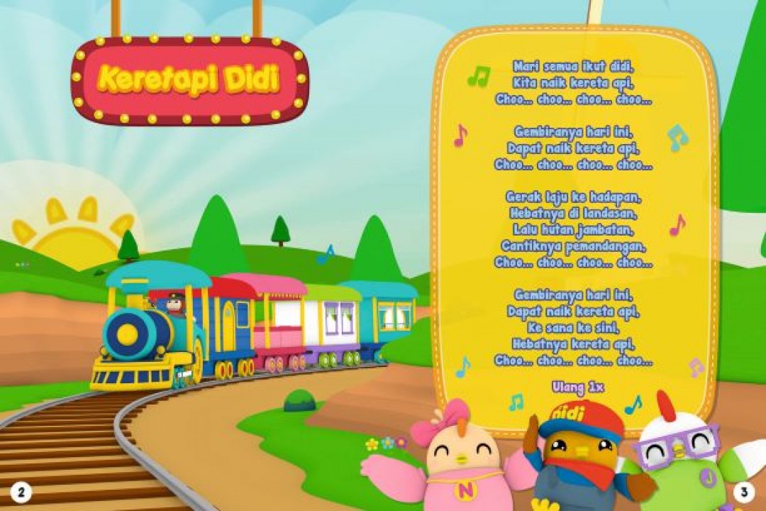 Buku Aktiviti Didi & Friends: Keretapi Didi & Traktor Pak Atan (