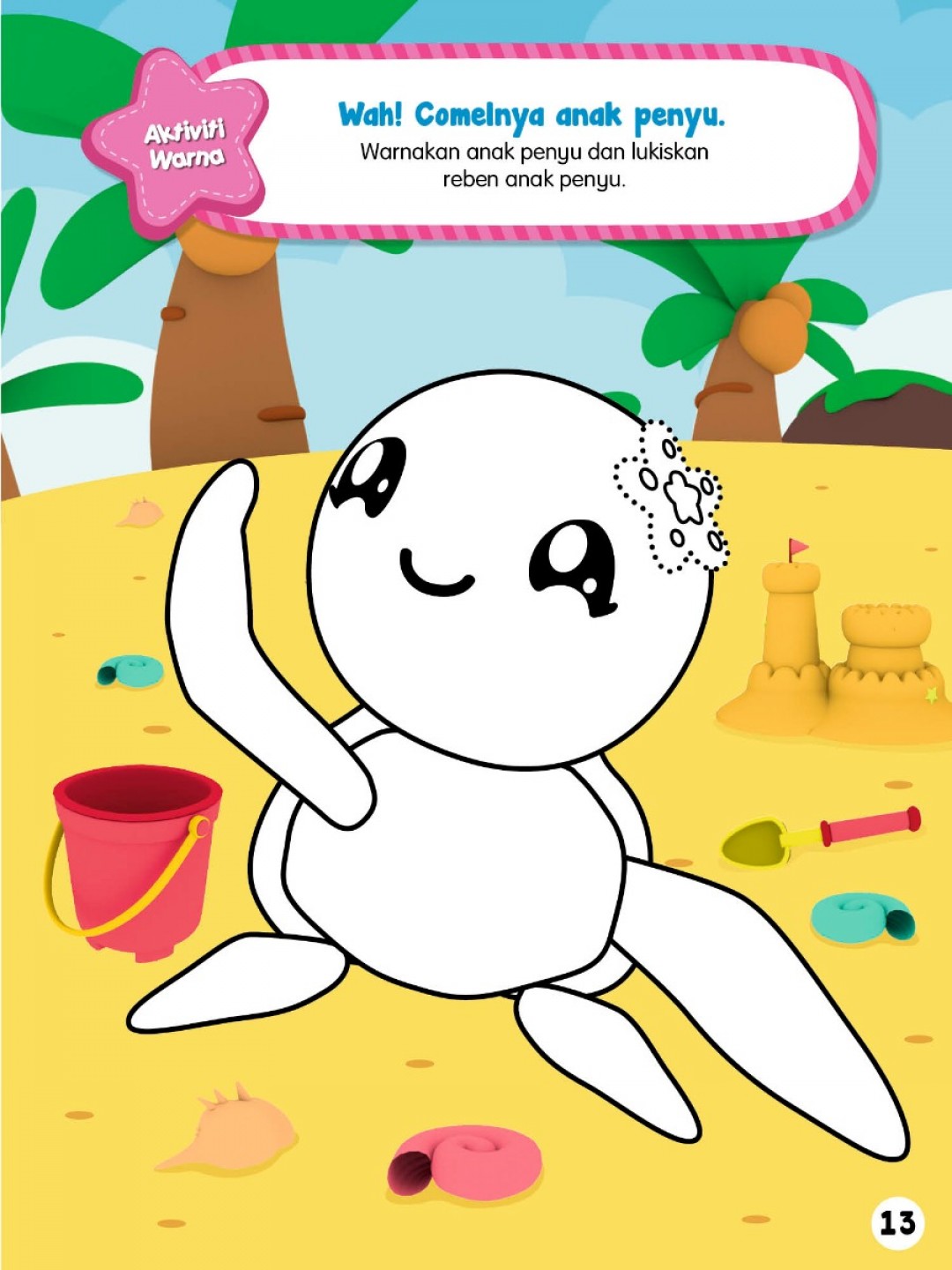 Buku Aktiviti Didi & Friends: Anaklah Penyu & Oh Didi (Stiker)
