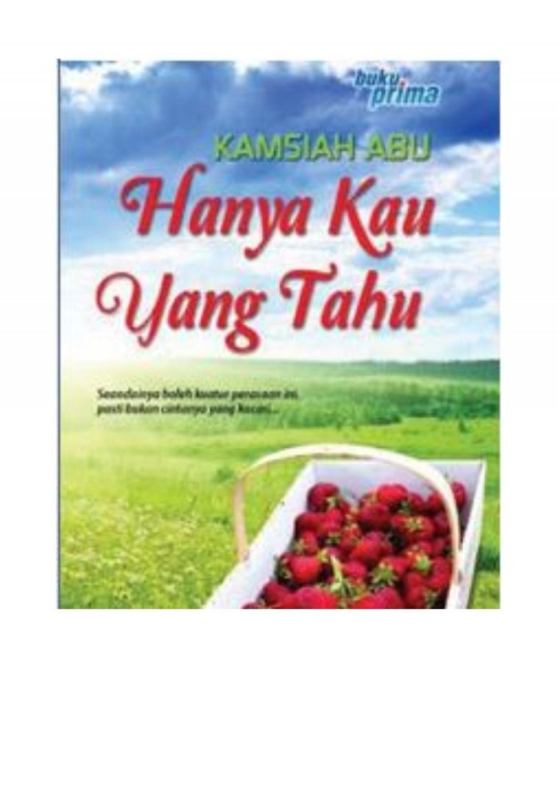 Hanya Kau Yang Tahu - Kamsiah Abu