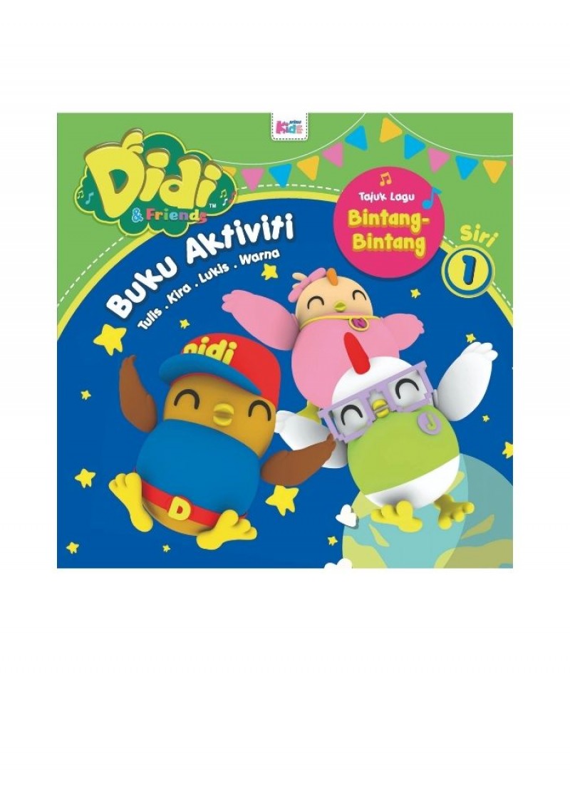 Buku Aktiviti Didi & Friends - Bintang-bintang - Siri 1