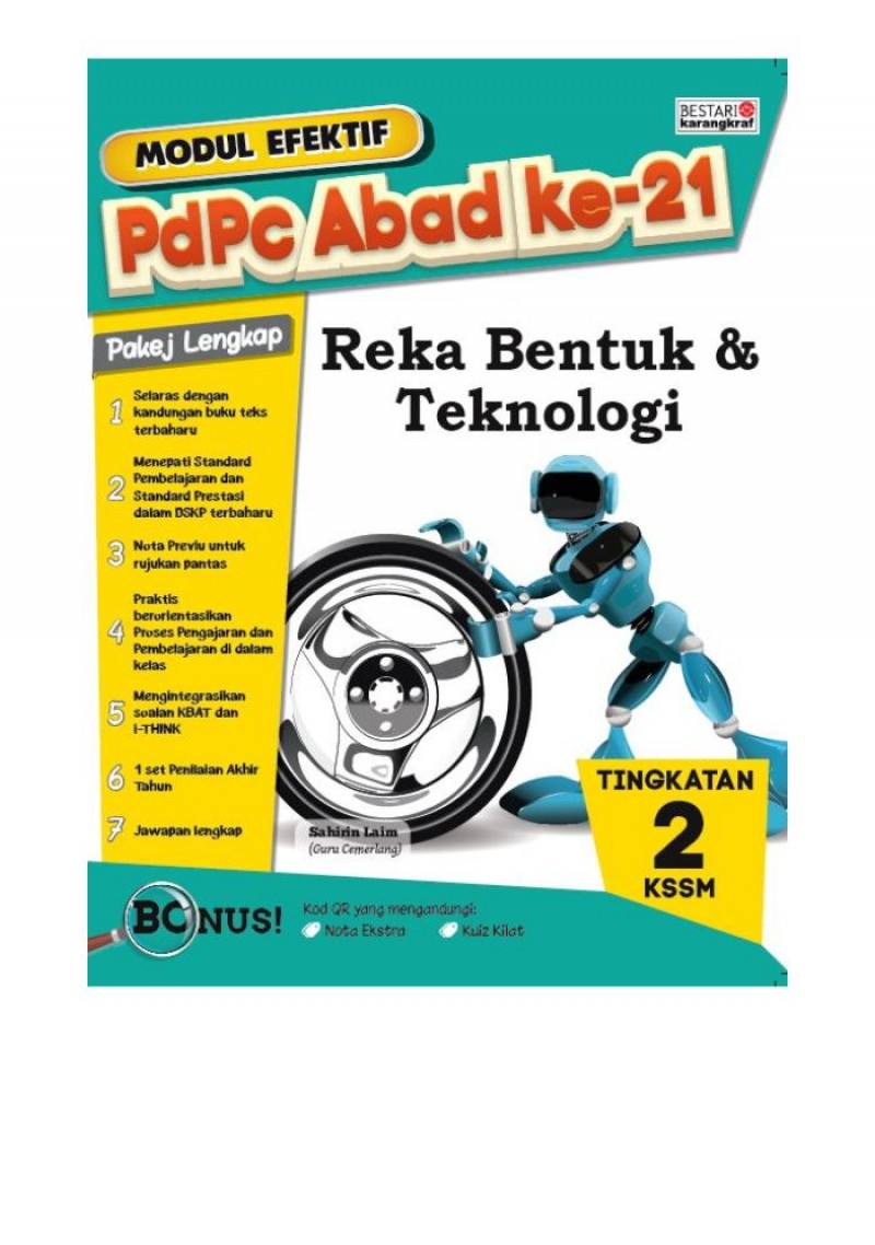 Modul Efektif PdPc Reka Bentuk & Teknologi Tingkatan 2