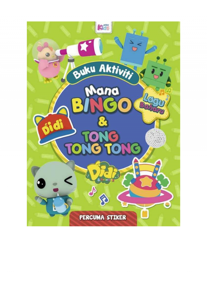 Buku Aktiviti Didi & Friends: Mana Bingo & Tong Tong Tong (Stike