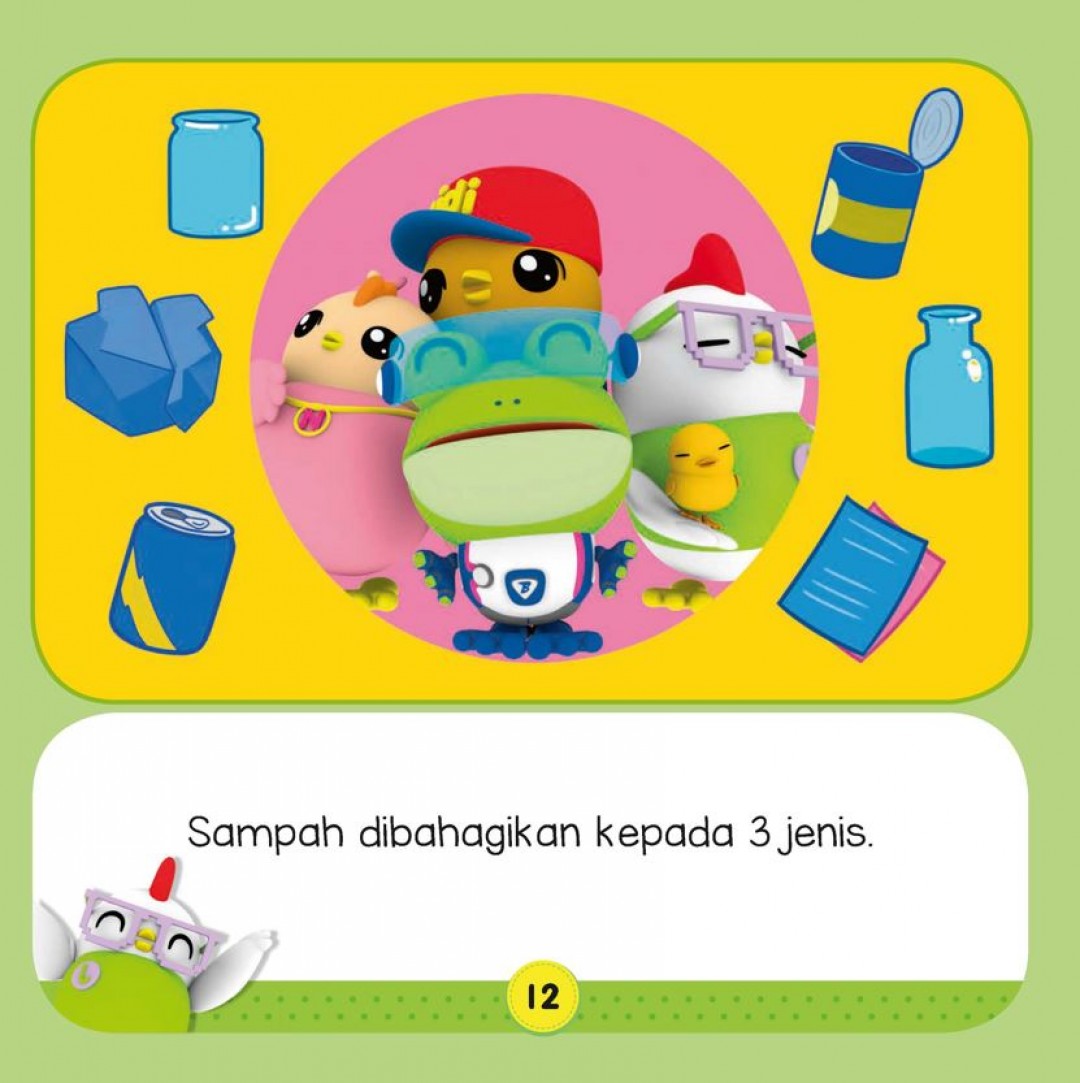 Buku Cerita Bergambar Didi & Friends: Jom Kitar Semula & Dayung