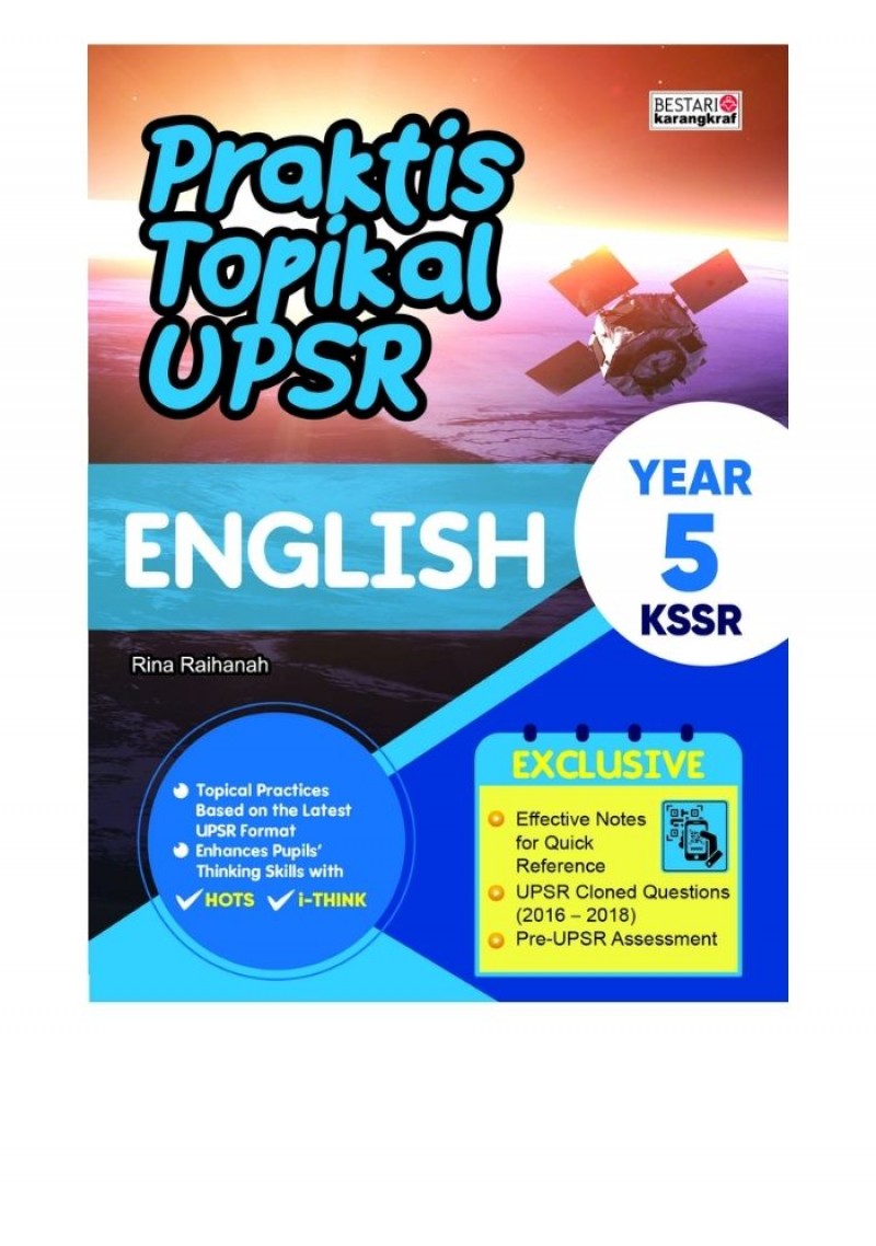 Praktis Topikal UPSR (2019) English Year 5