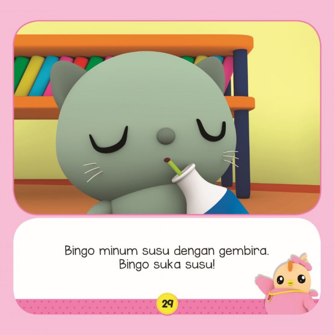 Buku Cerita Bergambar Didi & Friends: Mon Ke Sekolah & Main Deng