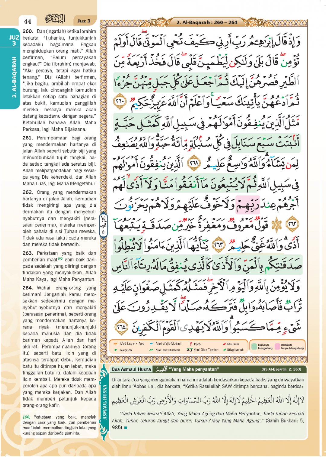 Al-Quran Al-Karim Multazam (Waqaf Ibtida') A4