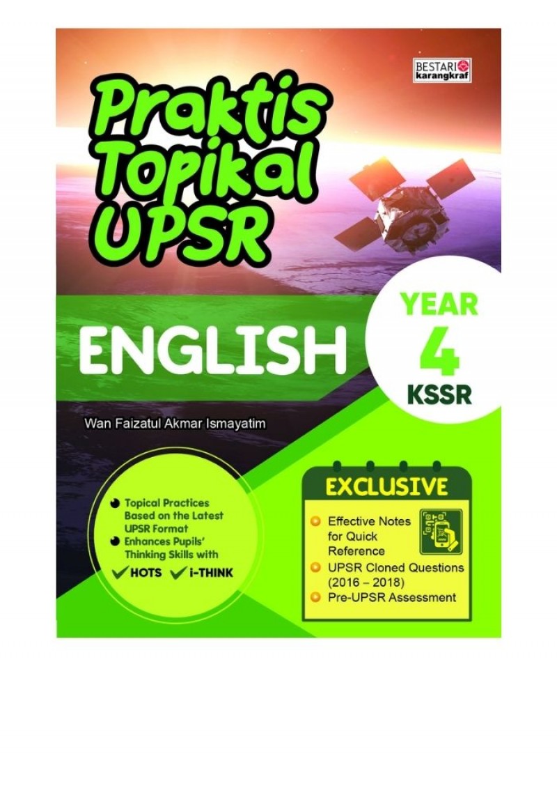 Praktis Topikal UPSR (2019) English Year 4