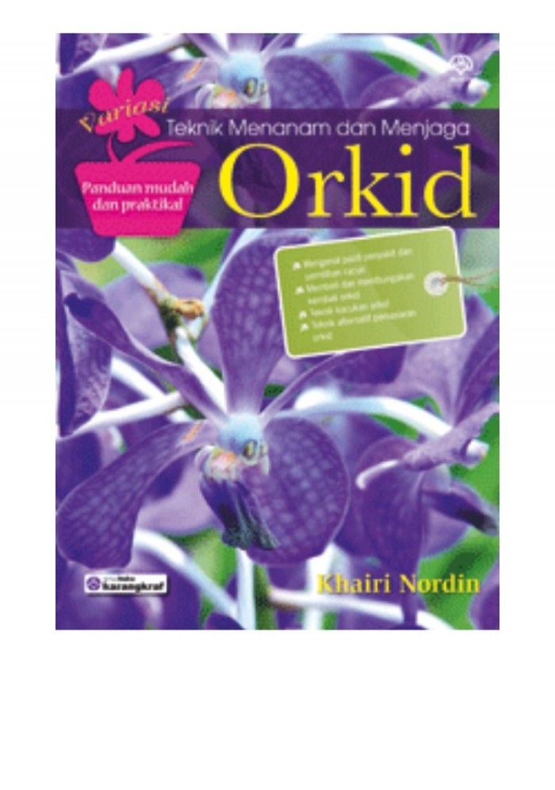 Teknik Menanam dan Menjaga Orkid