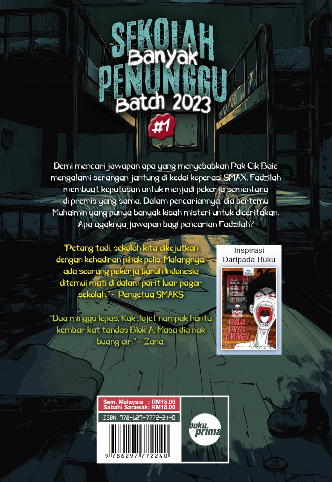 Komik Sekolah Banyak Penunggu Batch 2023 #1 - Nurul Syahida & Pi