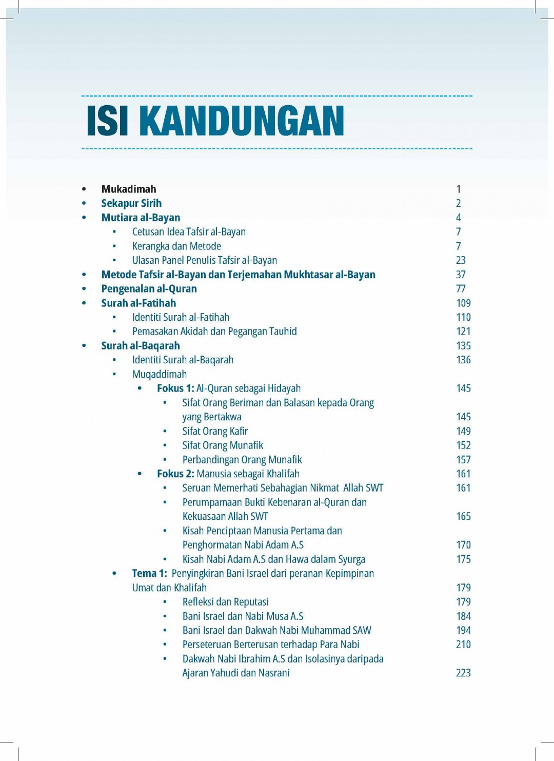 TAFSIR AL-BAYAN - DR. ZULKIFLI MOHAMAD AL-BAKRI