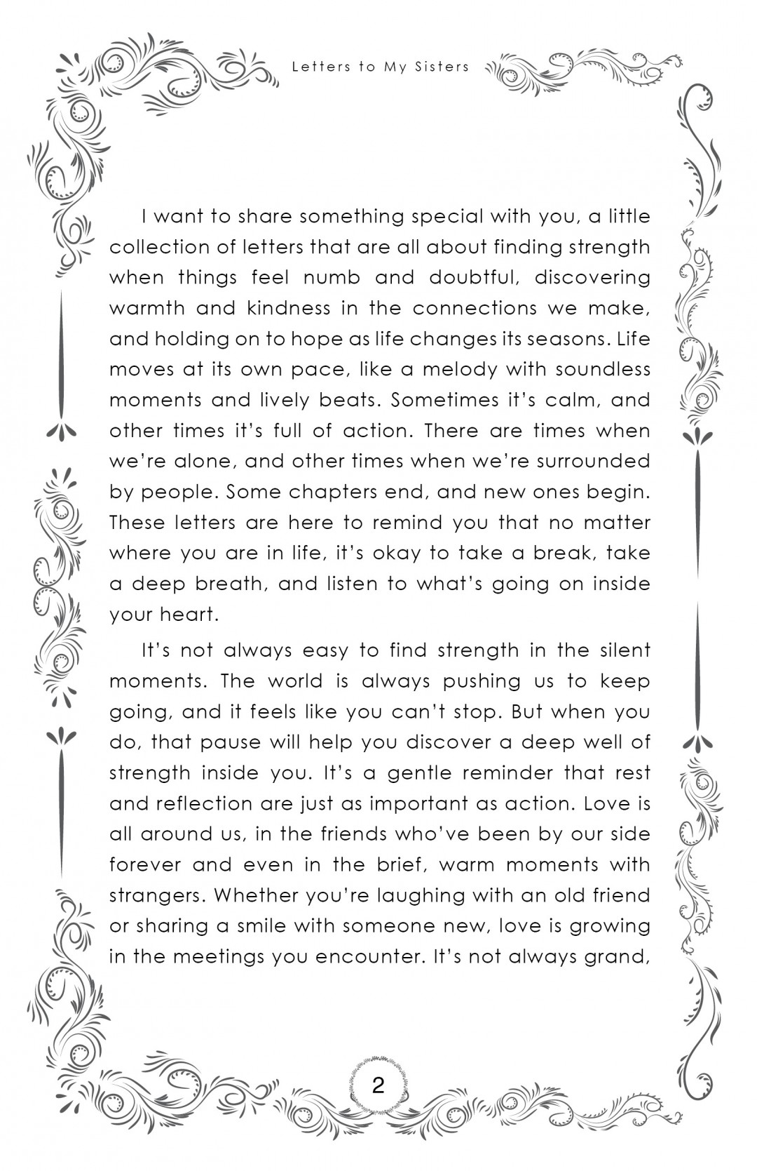 Letter To My Sisters (English) - Sharifah Nadirah