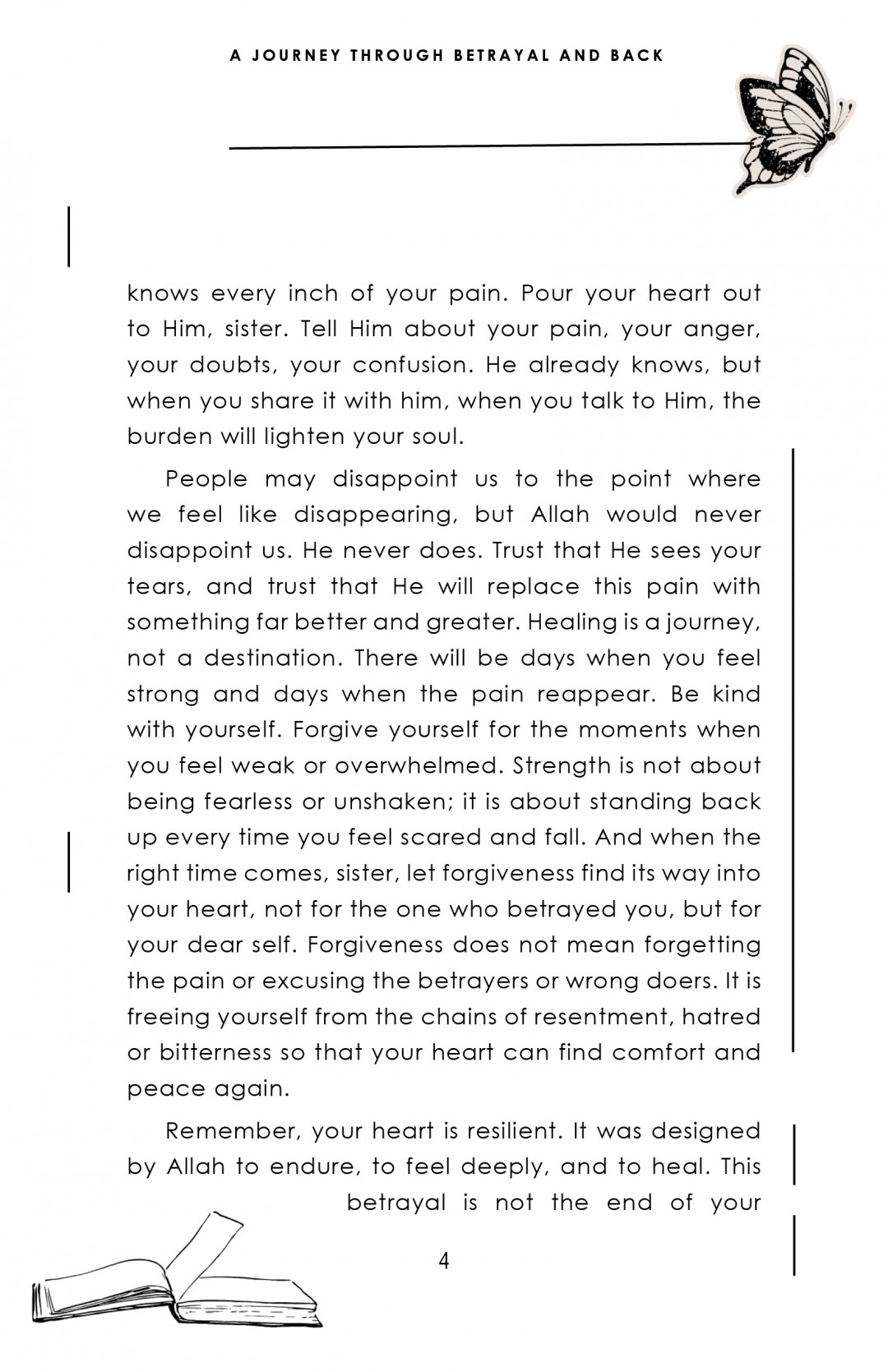 A Journey Through Betrayal and Back (English) - Sharifah Nadirah