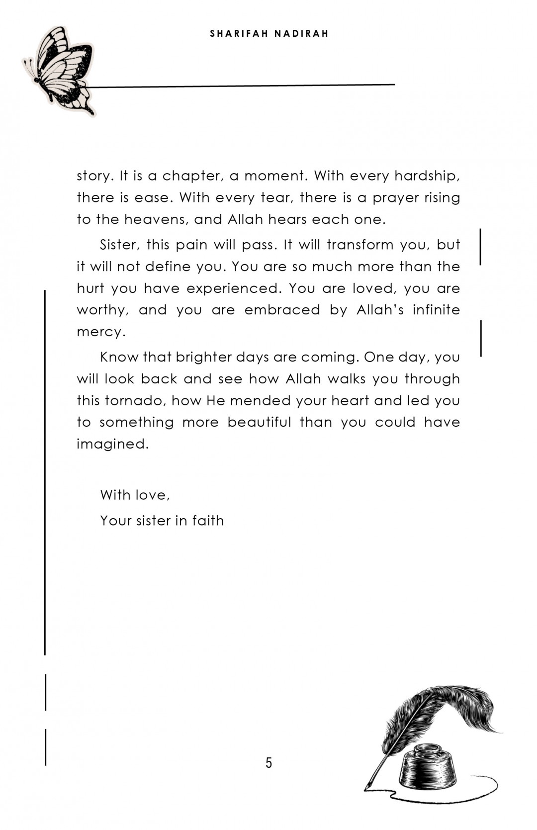 A Journey Through Betrayal and Back (English) - Sharifah Nadirah