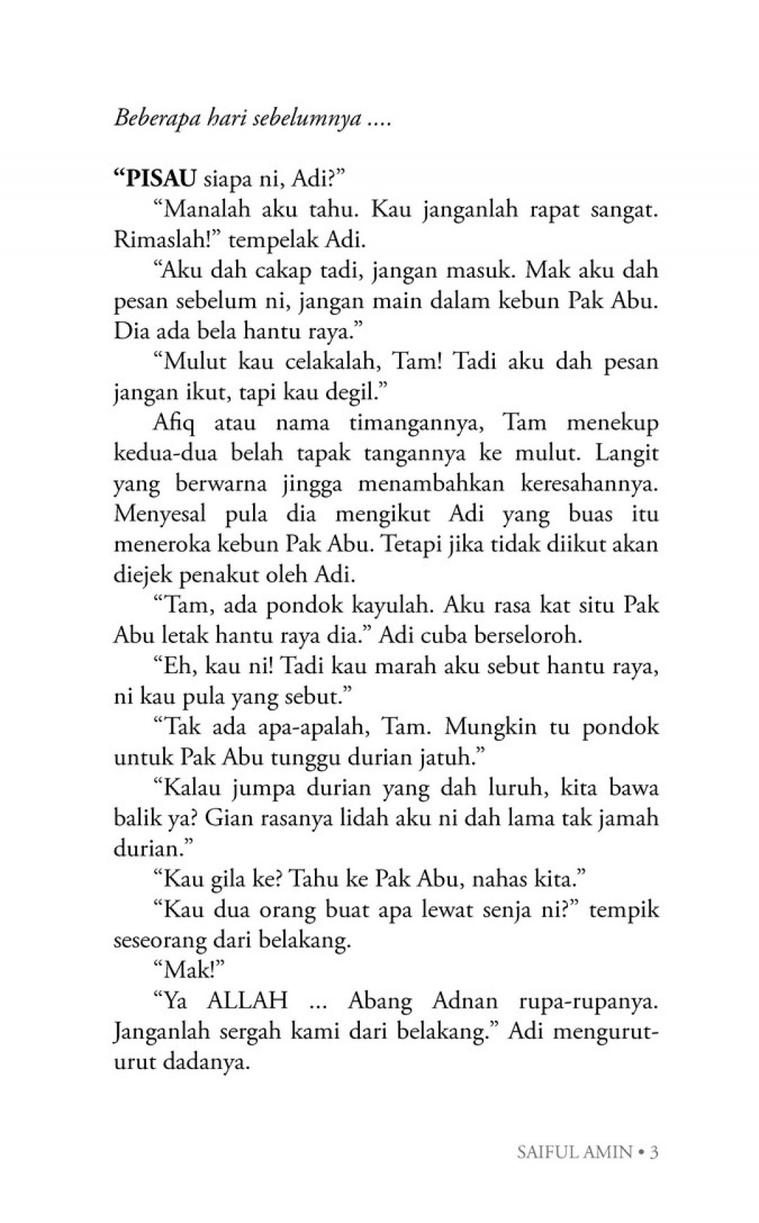 Suhaila - Saiful Amin