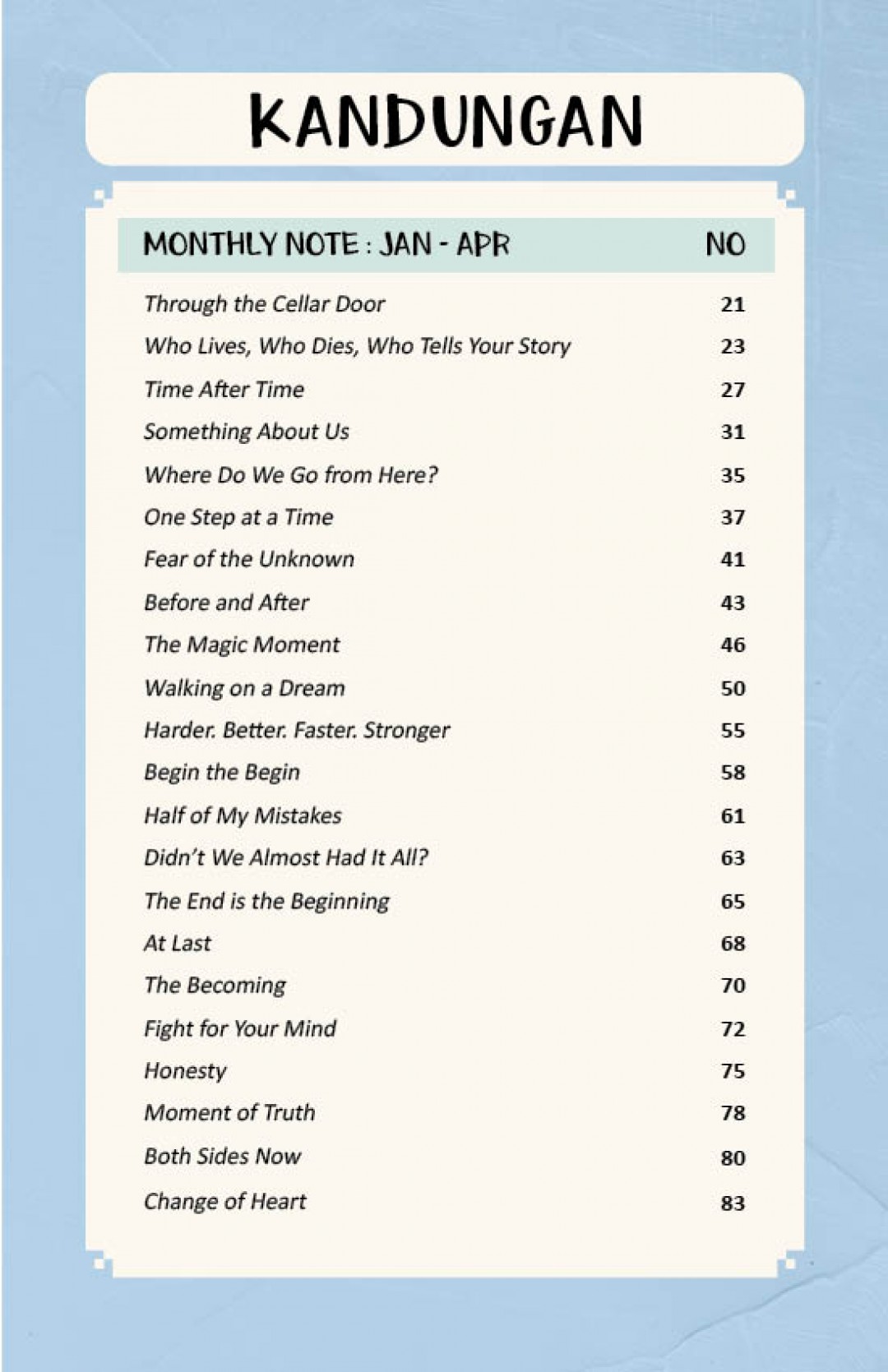 Can We Start Again? - Sederhanaindah